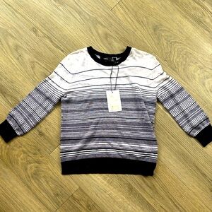 NWT Theory Striped Sweater